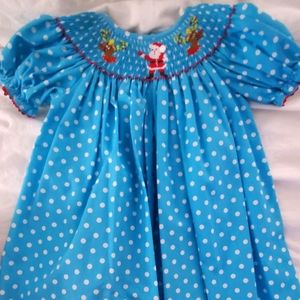 Christmas Smock Dress